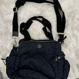 Authentic Moncler baby bag in dark blue
